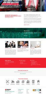 Binsen Plastic Website Design