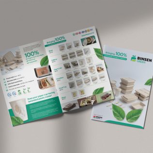 Binsen Green Catalog Design