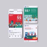 Binsen Plastic Social Media Poster Design