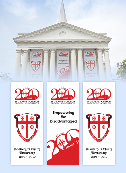 St George's Church 200 years Streamer Design